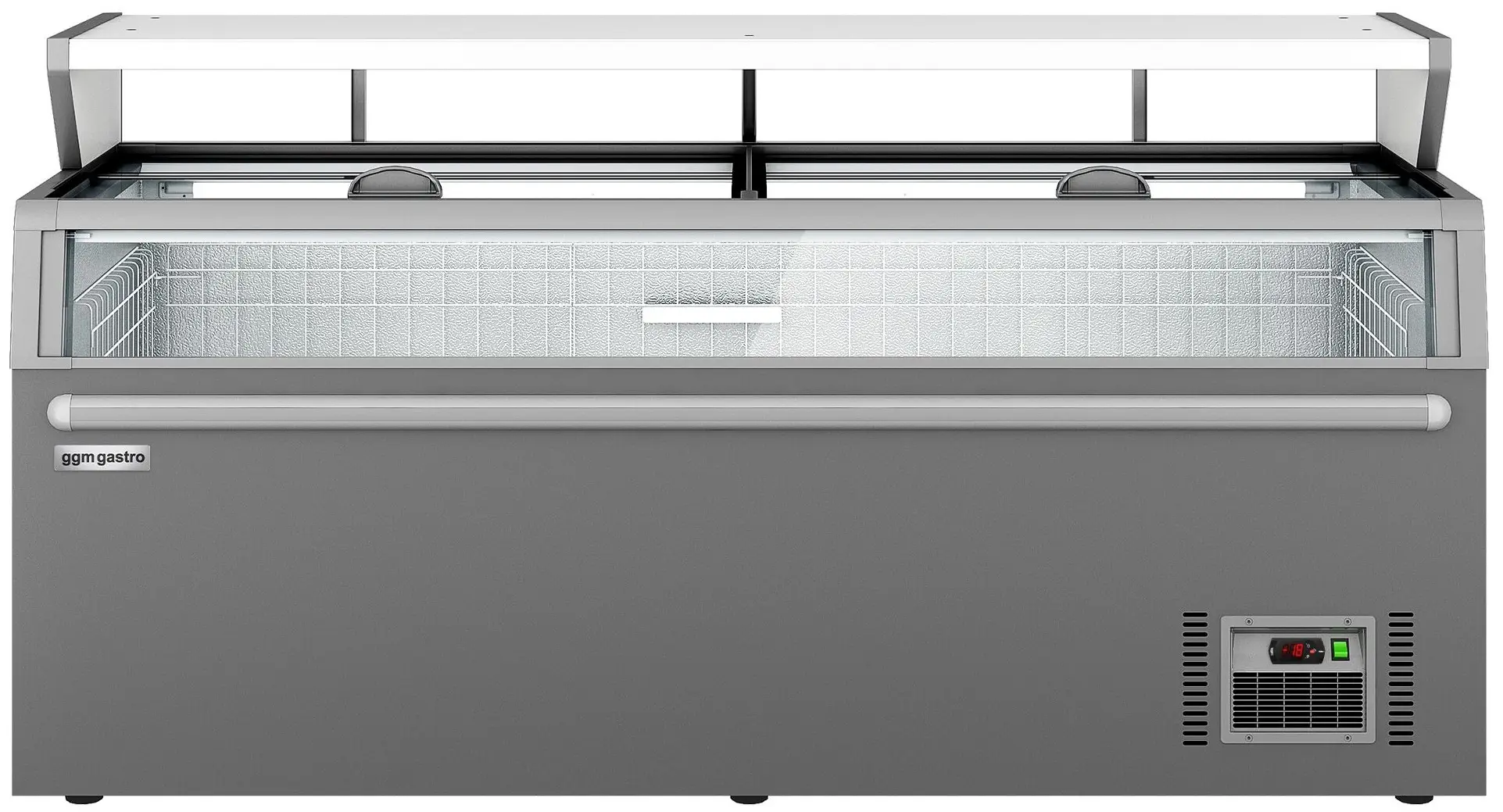 Морозильная витрина с бонетой GGM Gastro WTGIC3#TIEGIC3 (Grey) - 5