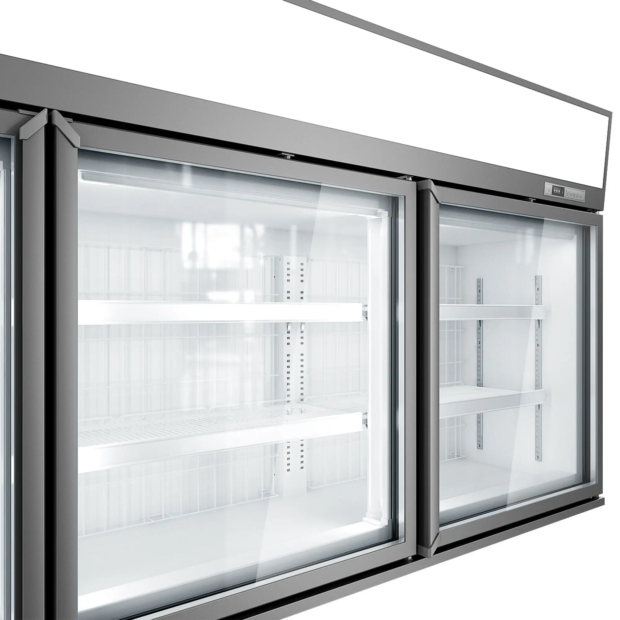 Морозильная витрина с бонетой GGM Gastro WTGIC3#TIEGIC3 (Grey) - 10