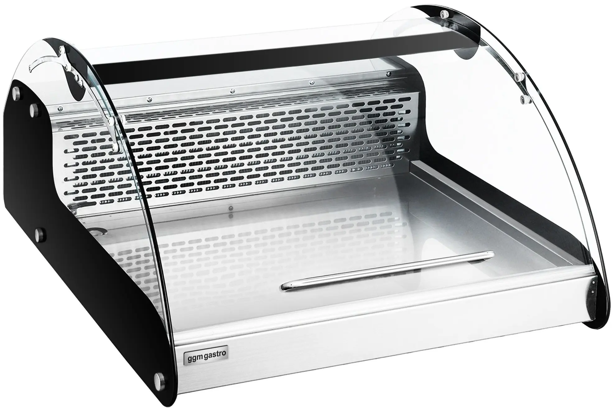 Vitrina frigorifica de masa pentru pește GGM Gastro TKVNR108E (Black/Inox) - 2
