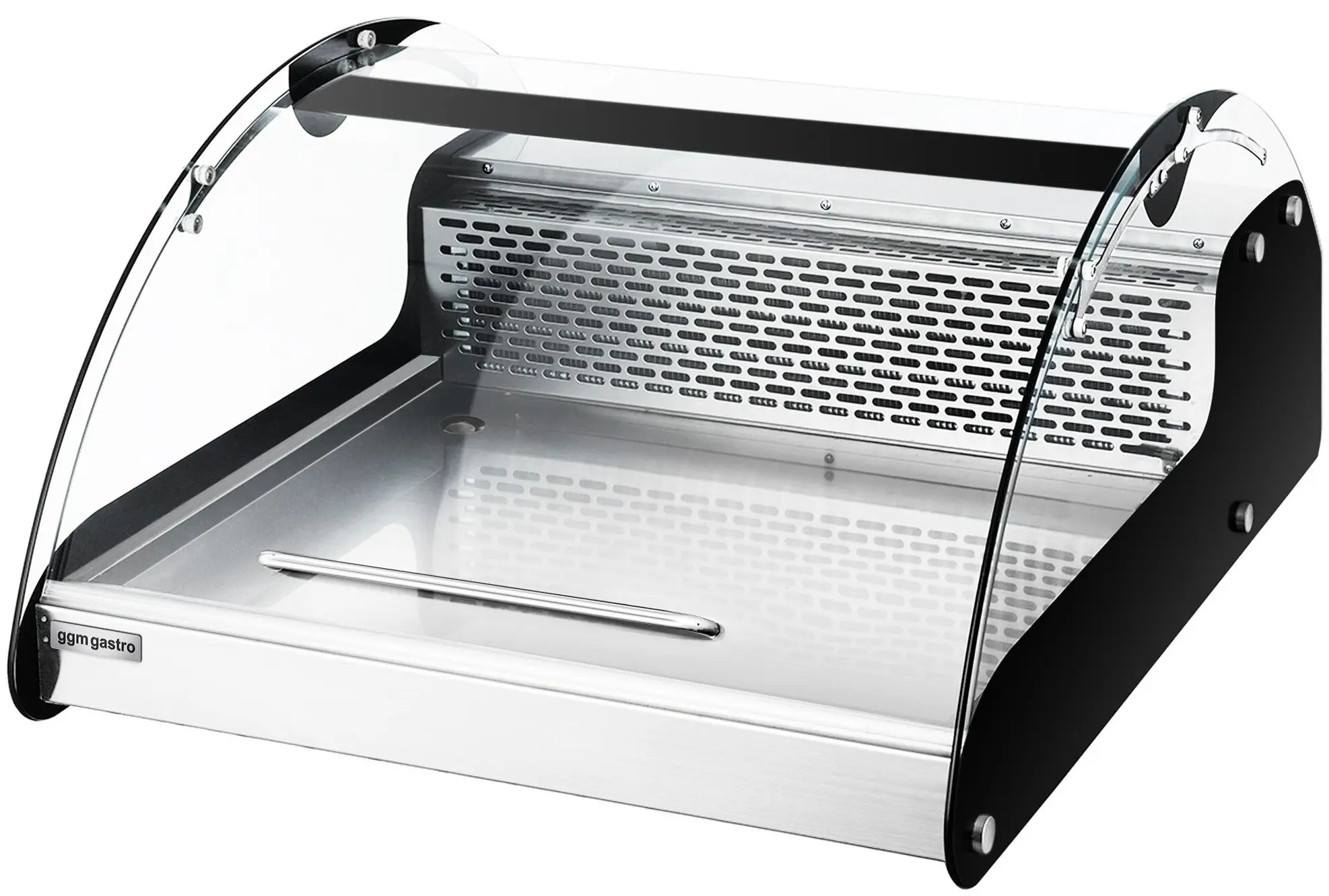 Vitrina frigorifica de masa pentru pește GGM Gastro TKVNR108E (Black/Inox) - 4