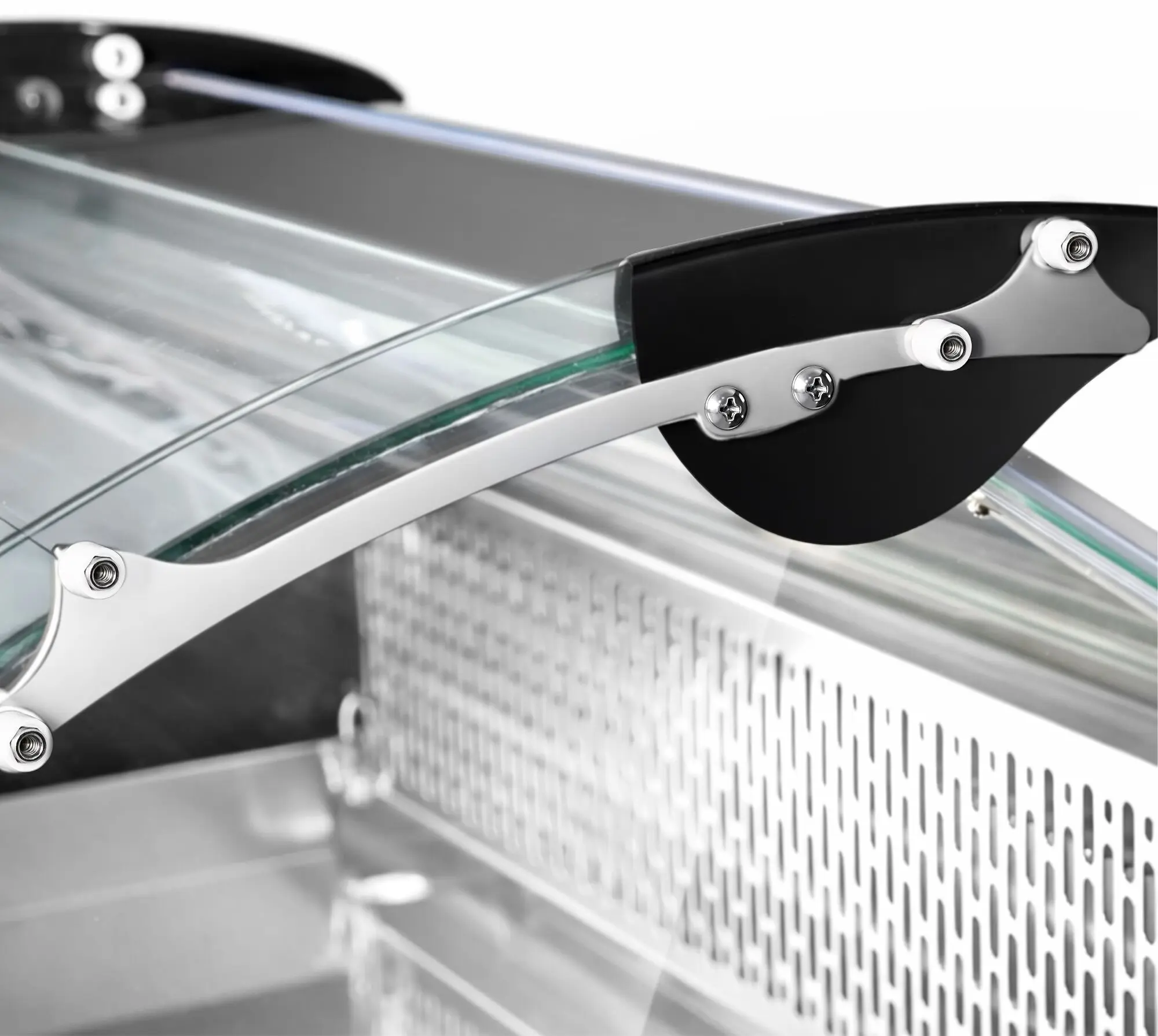 Vitrina frigorifica de masa pentru pește GGM Gastro TKVNR108E (Black/Inox) - 9