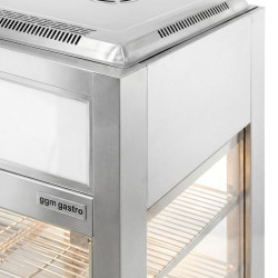 Vitrina frigorifica de masa GGM Gastro KTH1435N (Inox) Thumb