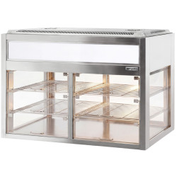 Vitrina frigorifica de masa GGM Gastro KTH1435N (Inox)