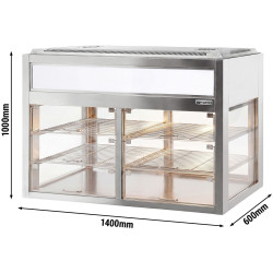 Vitrina frigorifica de masa GGM Gastro KTH1435N (Inox) Thumb