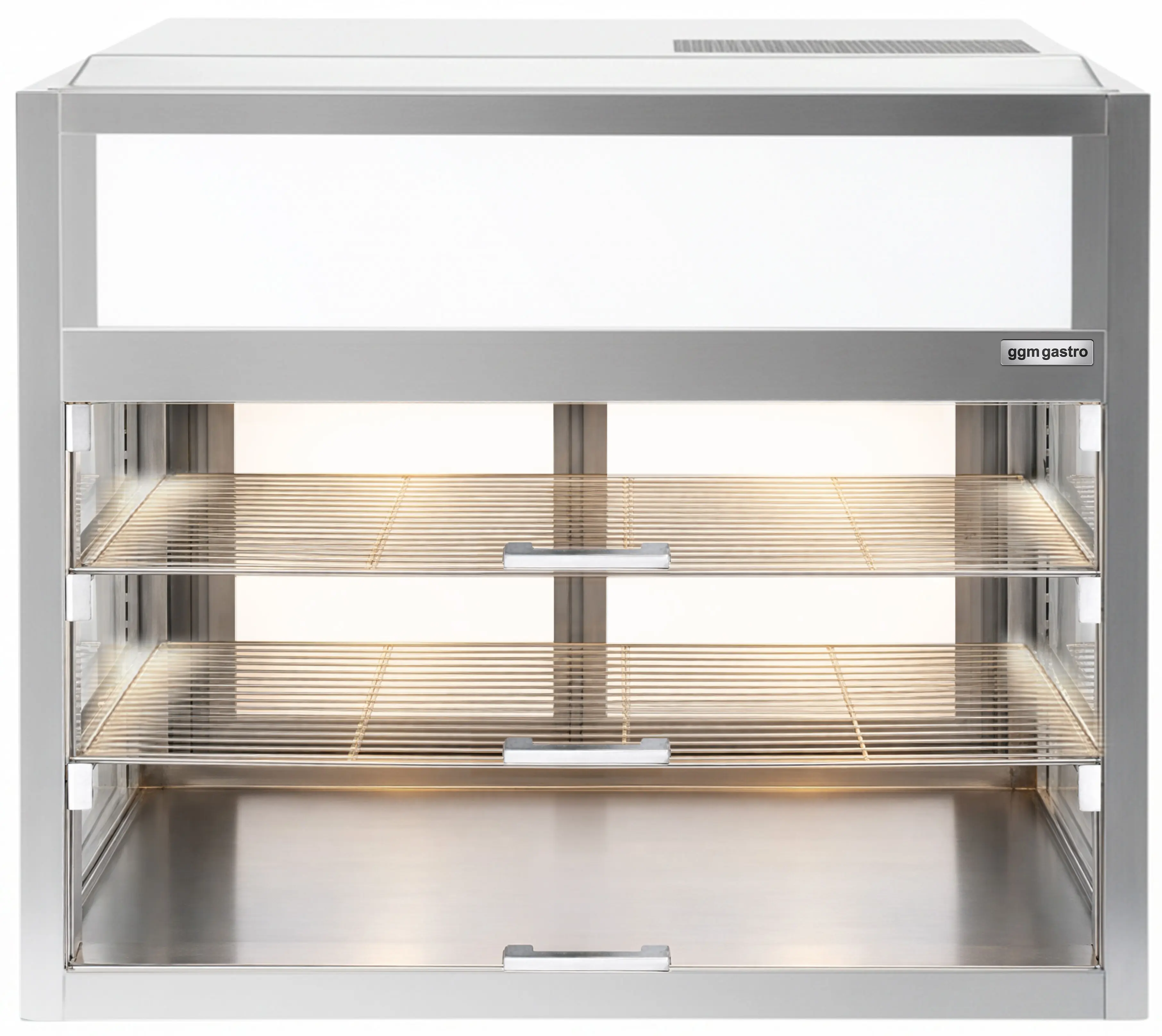 Настольная холодильная витрина GGM Gastro KTH9225N (Inox) - 2