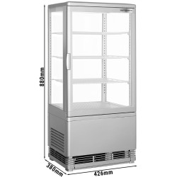 Vitrina frigorifica de masa GGM Gastro PVNR72E (Silver) Thumb