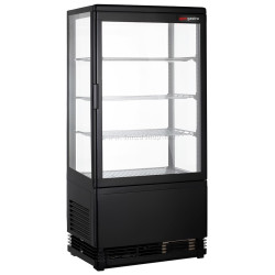 Настольная холодильная витрина GGM Gastro PVNR72S (Black)
