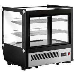 Настольная холодильная витрина GGM Gastro TKVGNR120 (Inox/Black) Thumb