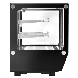 Настольная холодильная витрина GGM Gastro TKVGNR120 (Inox/Black) Thumb