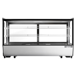 Настольная холодильная витрина GGM Gastro TKVGNR200 (Black) Thumb