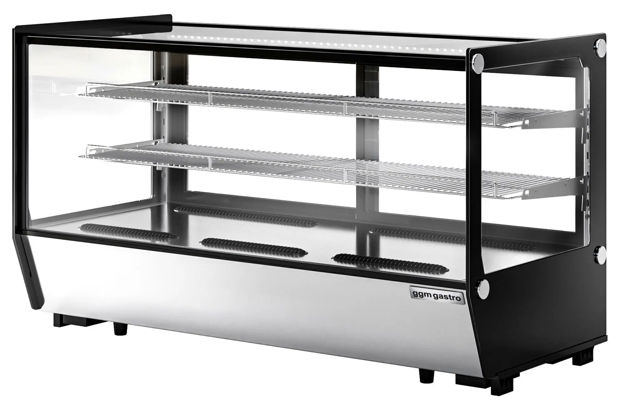 Настольная холодильная витрина GGM Gastro TKVGNR200 (Black) - 4