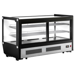Настольная холодильная витрина GGM Gastro TKVGNR200 (Black) Thumb