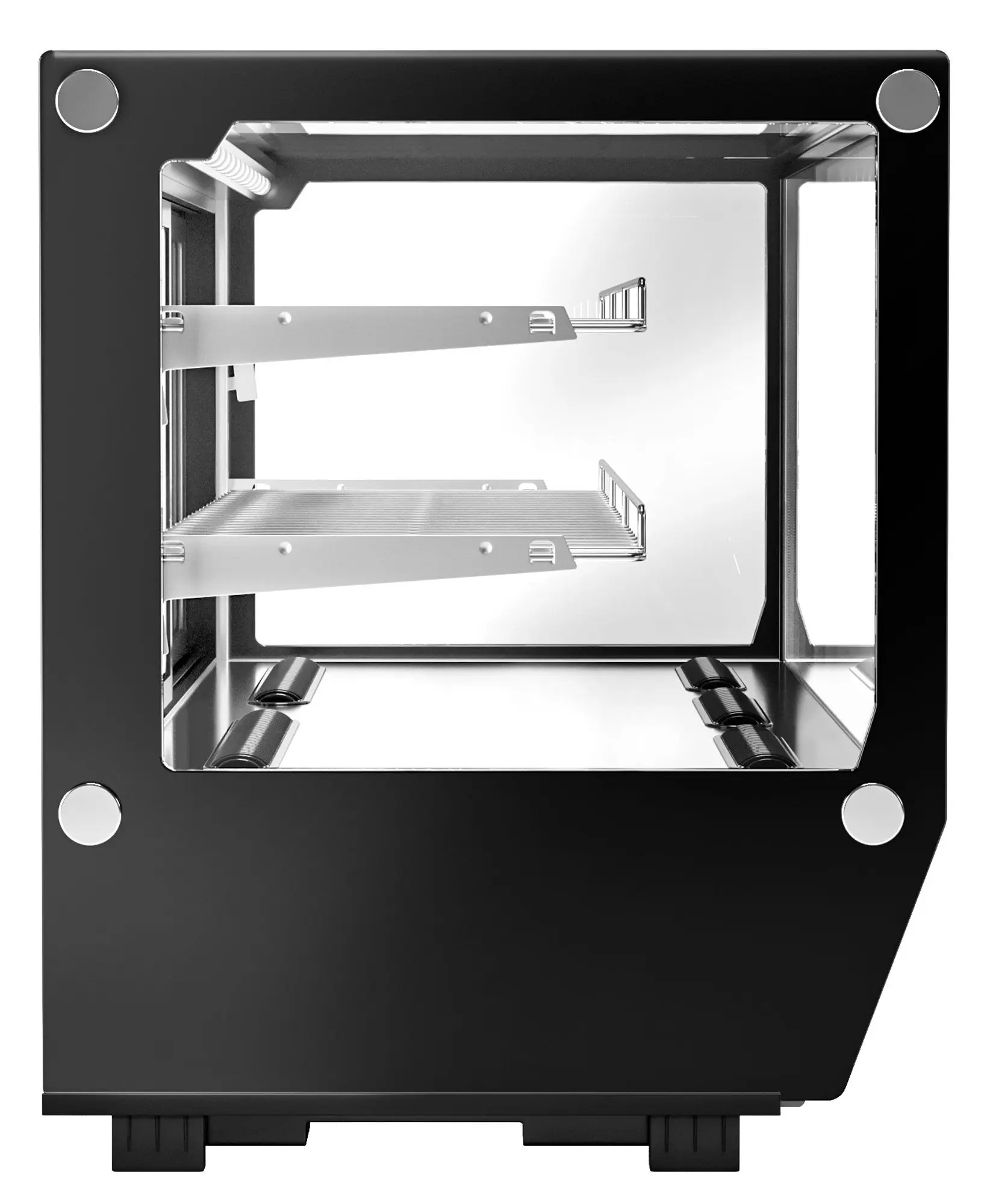 Настольная холодильная витрина GGM Gastro TKVGNR200 (Black) - 6