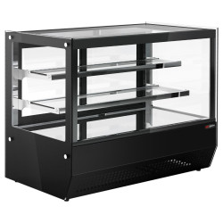 Настольная холодильная витрина GGM Gastro TKVH700 (Black) Thumb
