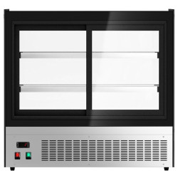 Настольная холодильная витрина GGM Gastro TKVH700 (Black) Thumb