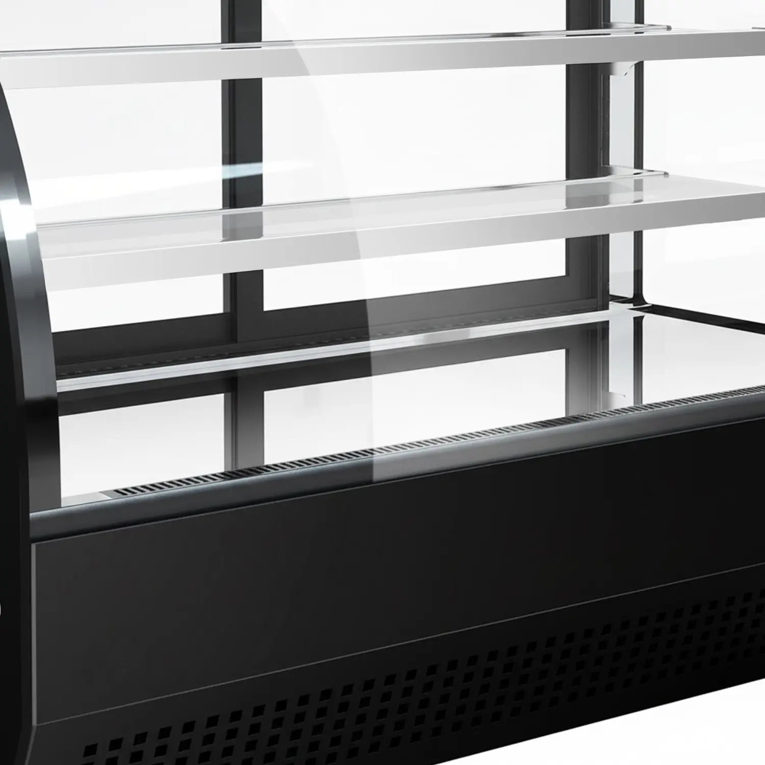 Настольная холодильная витрина GGM Gastro TKVH700 (Black) - 7