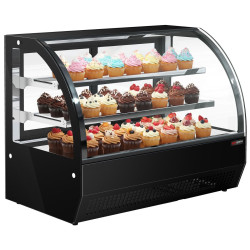 Vitrina frigorifica de masa GGM Gastro TKVH700R (Black)