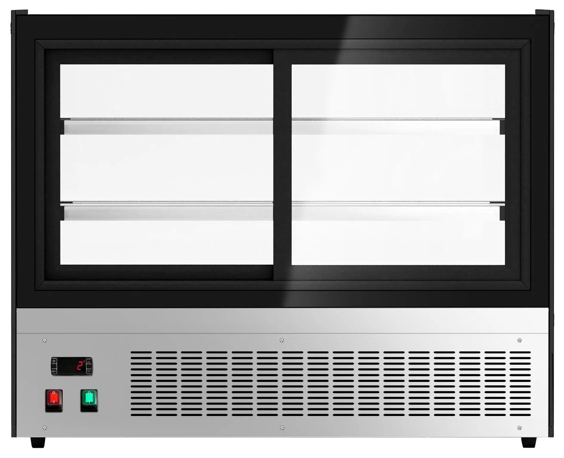 Vitrina frigorifica de masa GGM Gastro TKVH700R (Black) - 4