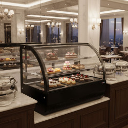 Vitrina frigorifica de masa GGM Gastro TKVH700R (Black) Thumb