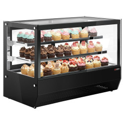 Настольная холодильная витрина GGM Gastro TKVH900 (Black)