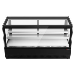 Настольная холодильная витрина GGM Gastro TKVH900 (Black) Thumb