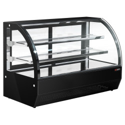 Настольная холодильная витрина GGM Gastro TKVH900R (Black) Thumb