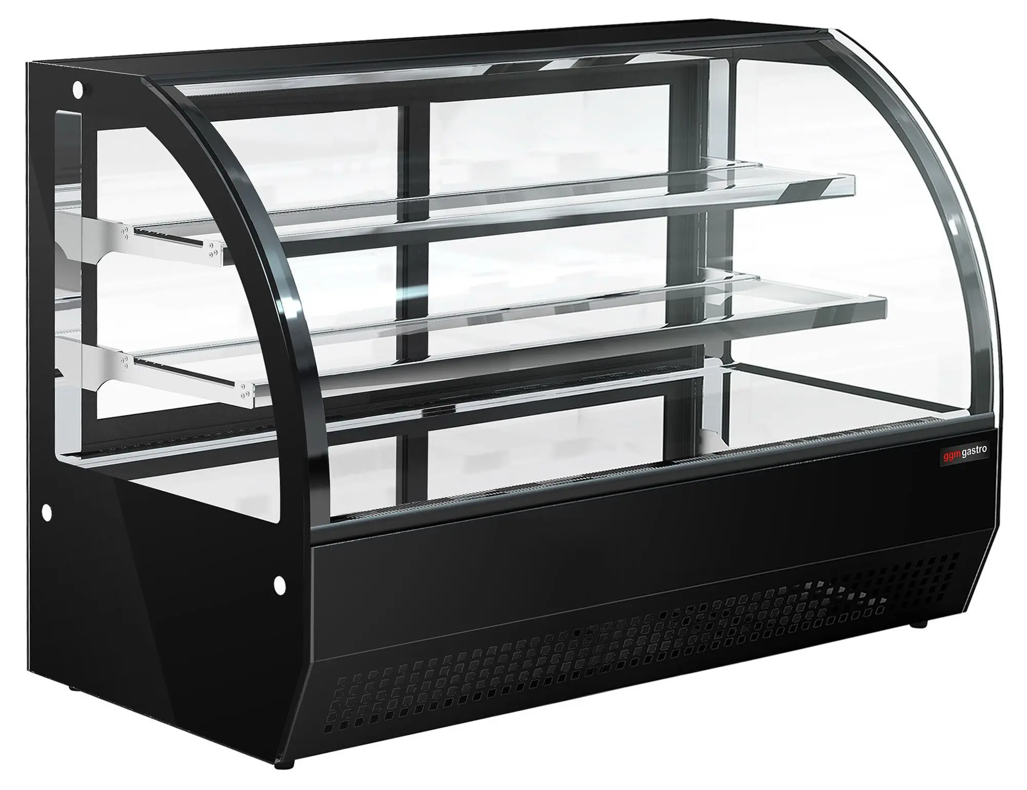 Настольная холодильная витрина GGM Gastro TKVH900R (Black) - 2