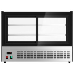 Настольная холодильная витрина GGM Gastro TKVH900R (Black) Thumb