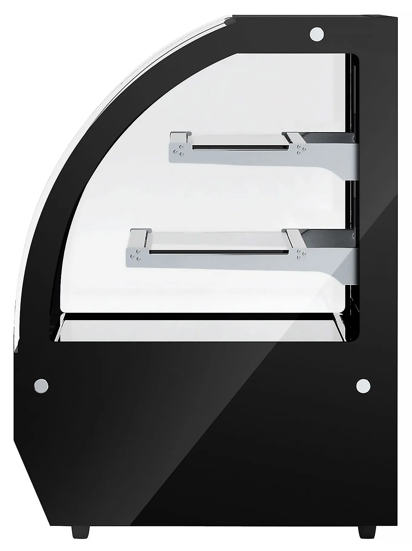 Настольная холодильная витрина GGM Gastro TKVH900R (Black) - 5