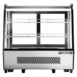 Настольная холодильная витрина GGM Gastro TKVNR120 (Black/Inox) Thumb