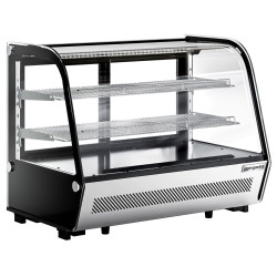 Настольная холодильная витрина GGM Gastro TKVNR160 (Silver/Black) Thumb