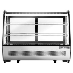 Настольная холодильная витрина GGM Gastro TKVNR160 (Silver/Black) Thumb