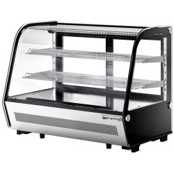 Настольная холодильная витрина GGM Gastro TKVNR160 (Silver/Black) Thumb