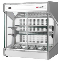 Настольная холодильная витрина GGM Gastro WKRI220 (Inox) Thumb
