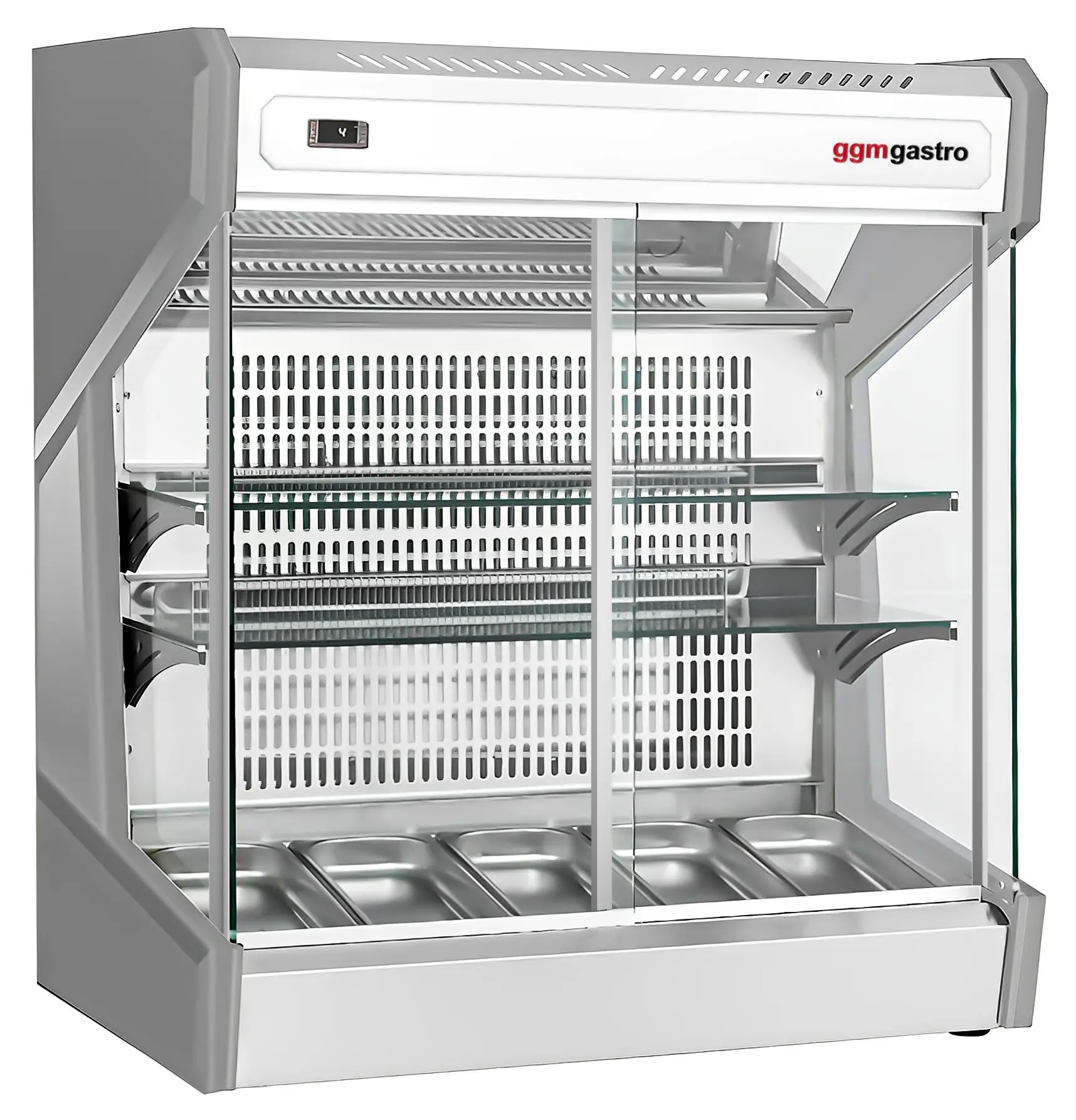 Настольная холодильная витрина GGM Gastro WKRI220 (Inox) - 3