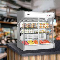 Настольная холодильная витрина GGM Gastro WKRI220 (Inox) Thumb