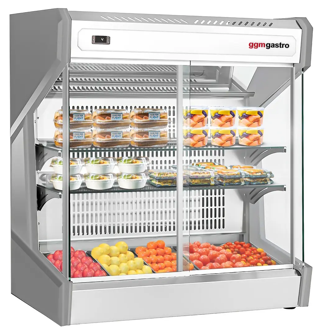 Настольная холодильная витрина GGM Gastro WKRI220 (Inox)