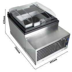 Настольная витрина для мороженого GGM Gastro ETS10 (Inox) Thumb