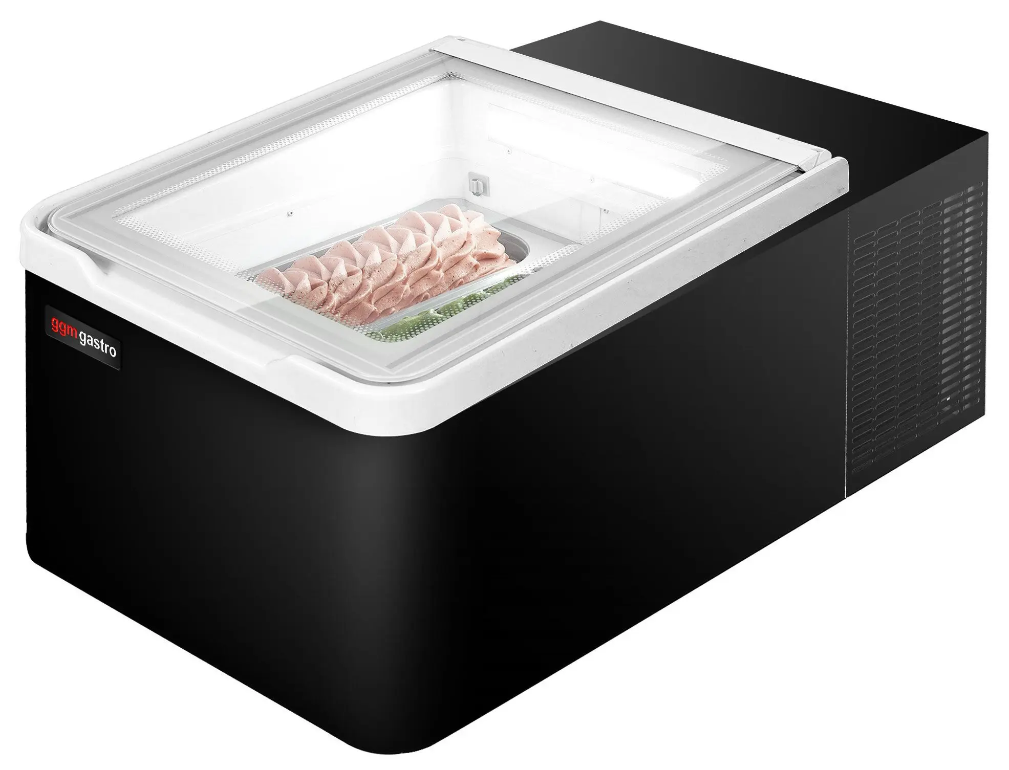 Настольная витрина для мороженого GGM Gastro TEVHA2S (Black) - 2