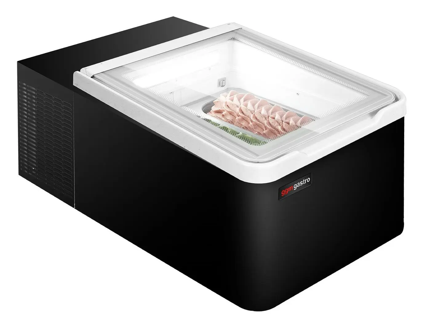 Настольная витрина для мороженого GGM Gastro TEVHA2S (Black)