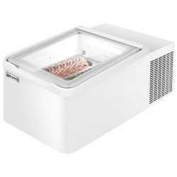Vitrina de masa pentru inghetata GGM Gastro TEVHA2W (White) Thumb