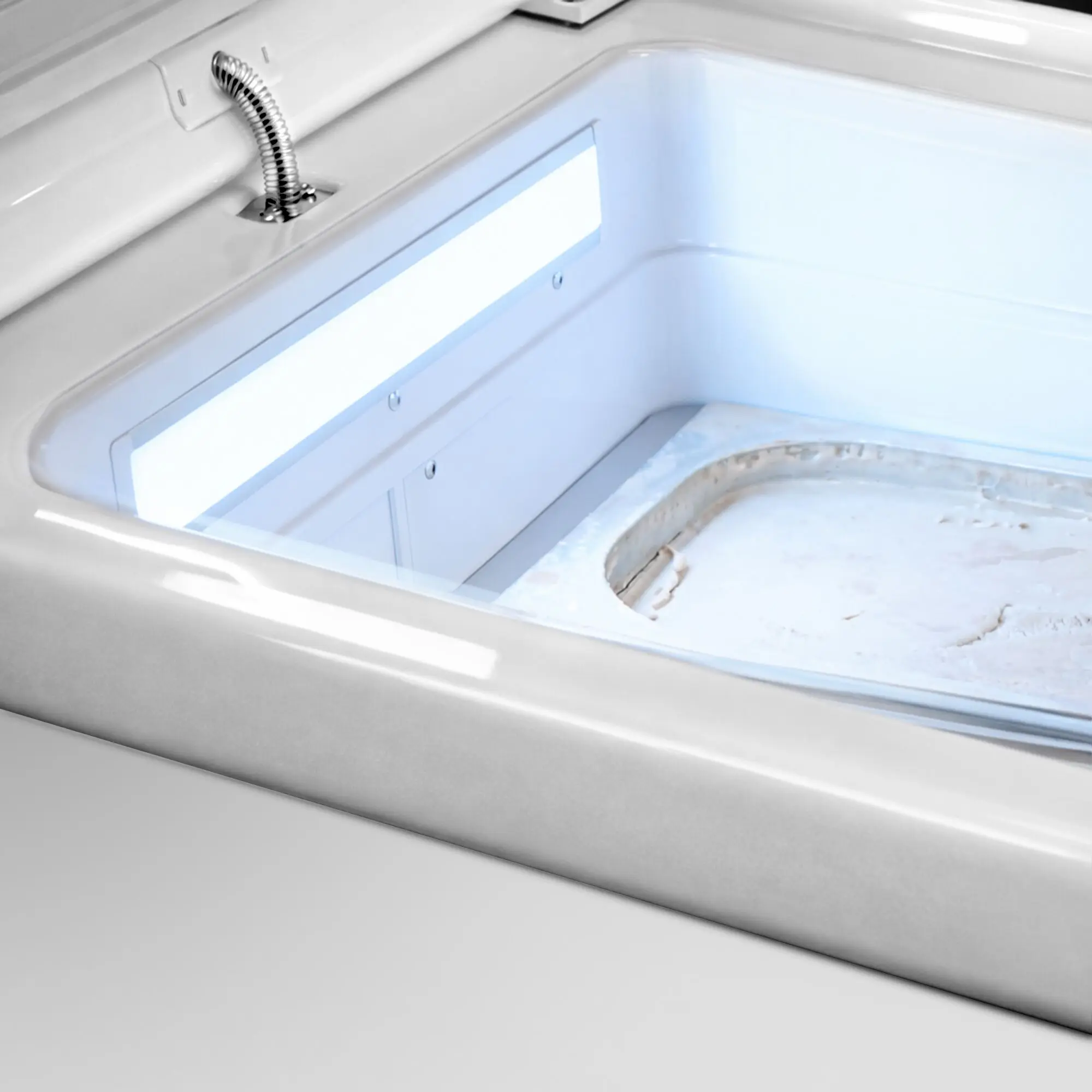 Vitrina de masa pentru inghetata GGM Gastro TEVHA2W (White) - 5