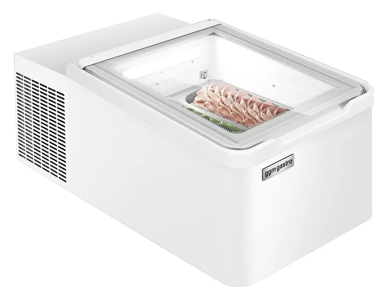 Vitrina de masa pentru inghetata GGM Gastro TEVHA2W (White)