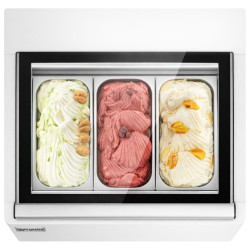 Настольная витрина для мороженого GGM Gastro TEVHA3W (White) Thumb