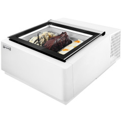 Настольная витрина для мороженого GGM Gastro TEVHA67W (White) Thumb