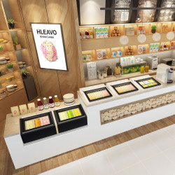 Настольная витрина для мороженого GGM Gastro TEVHA67W (White) Thumb