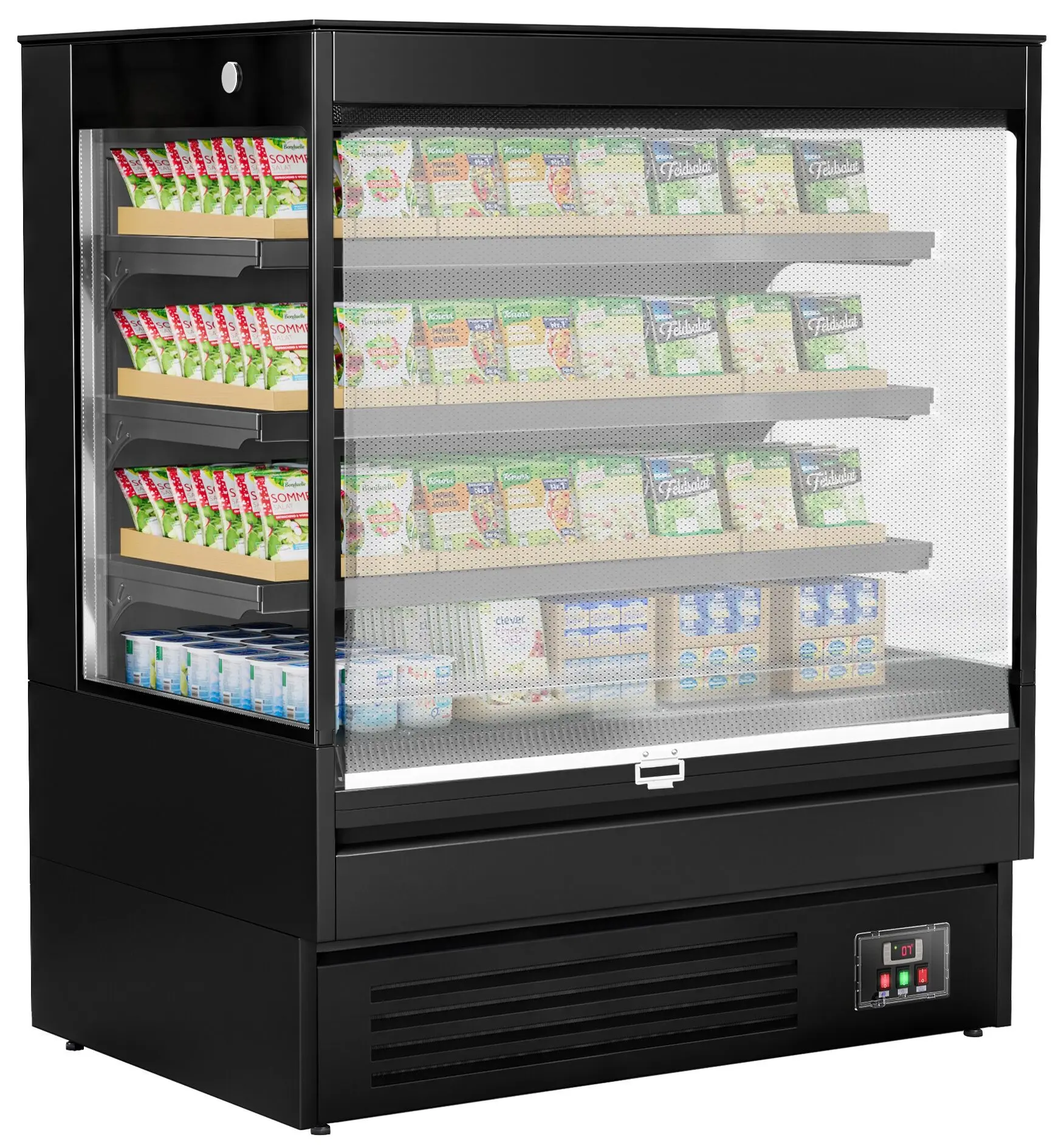 Vitrina frigorifica dschisa GGM Gastro WKBL128E (Black) - 3