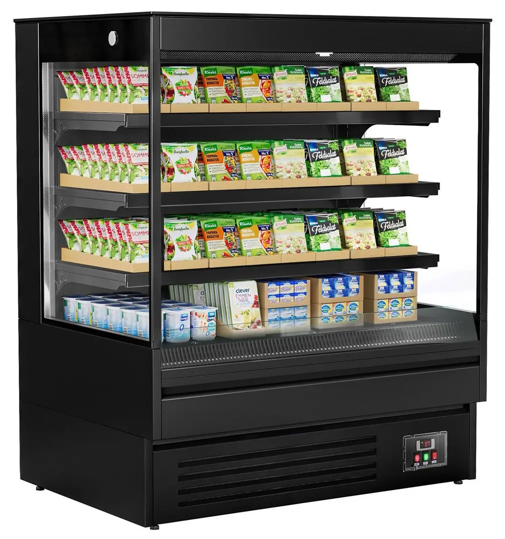 Vitrina frigorifica dschisa GGM Gastro WKBL128E (Black)