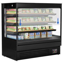 Открытая холодильная витрина GGM Gastro WKBL158E (Black) Thumb