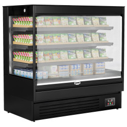 Открытая холодильная витрина GGM Gastro WKBL158E (Black) Thumb